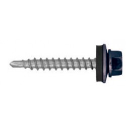 Šroub TEX 4,8x35 do dřeva EPDM RAL 9005