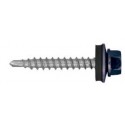 Farmářský šroub 4,8x35 do dřeva EPDM RAL 9005